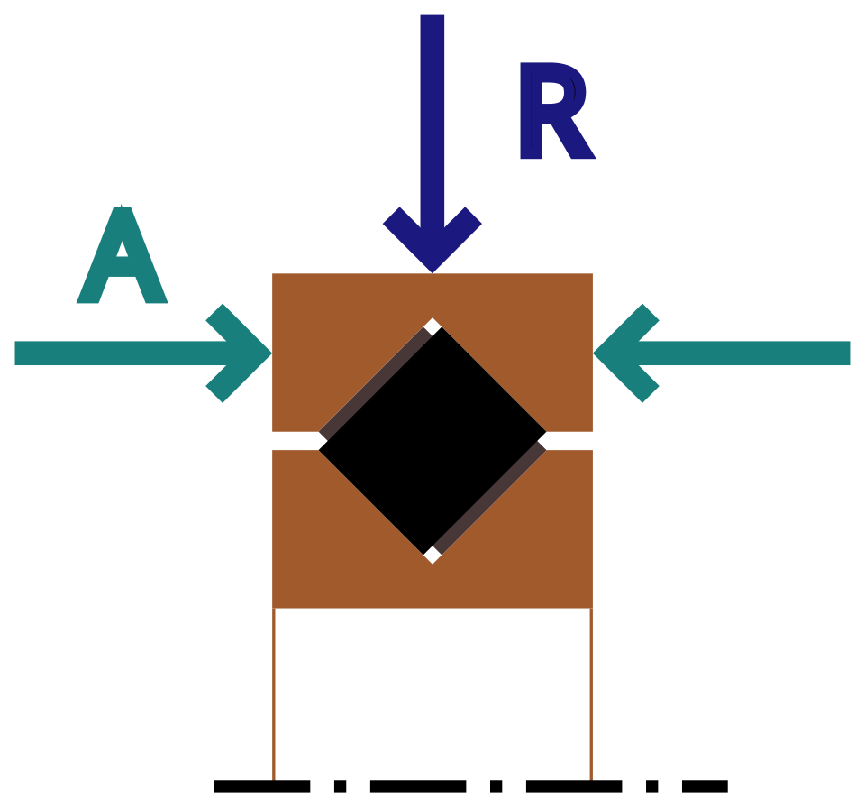 Crossed roller bearing product image for precision rotation applications