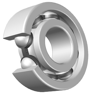 Deep groove ball bearing product image for industrial supply